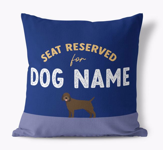 Reserved For: Personalized {breedFullName} Canvas Pillow